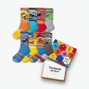 New in box Youth Sesame Street Bombas box set.